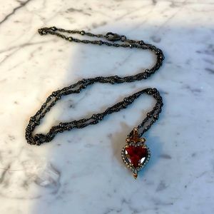 Disney x Rocklove SNOW WHITE Dagger Heart Necklace